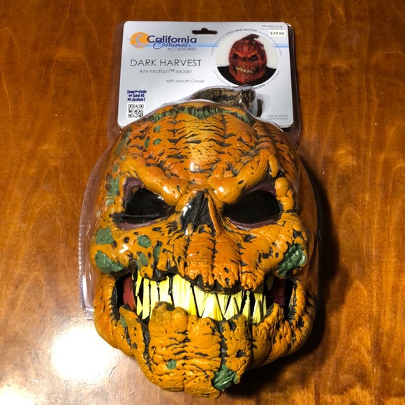 Dark Harvest Halloween Mask! New! - Picture 2 of 6